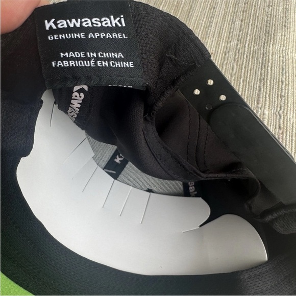 KAWASAKI TEAM GREEN SNAPBACK BALL CAP NWT UNISEX OFFICIAL MERCHANDISE - Picture 4 of 7